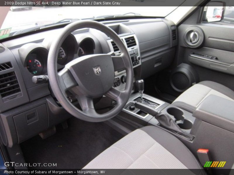 Deep Water Blue Pearl / Dark Slate Gray 2009 Dodge Nitro SE 4x4