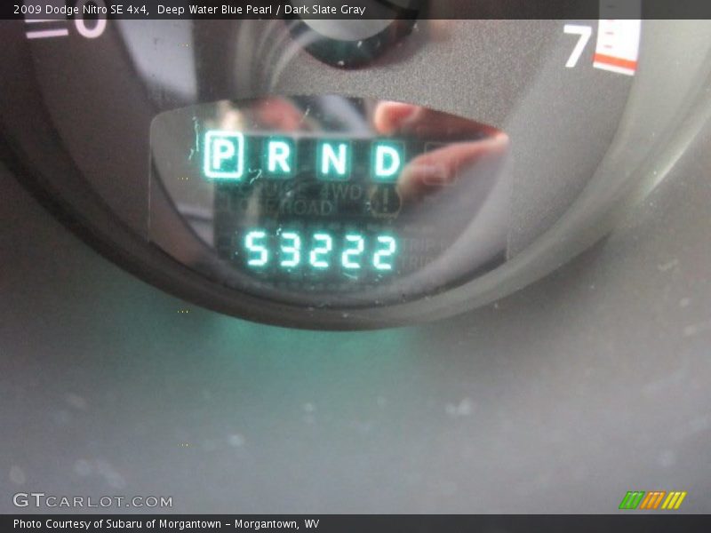 Deep Water Blue Pearl / Dark Slate Gray 2009 Dodge Nitro SE 4x4