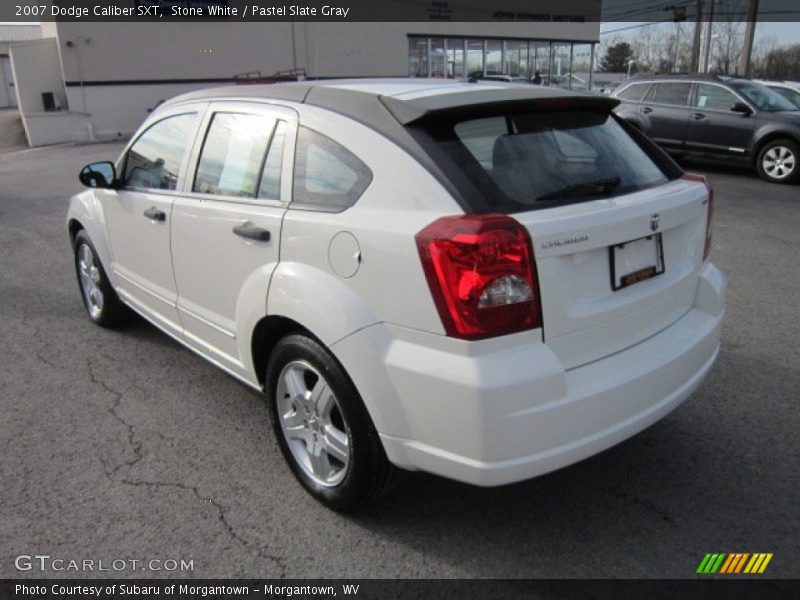 Stone White / Pastel Slate Gray 2007 Dodge Caliber SXT