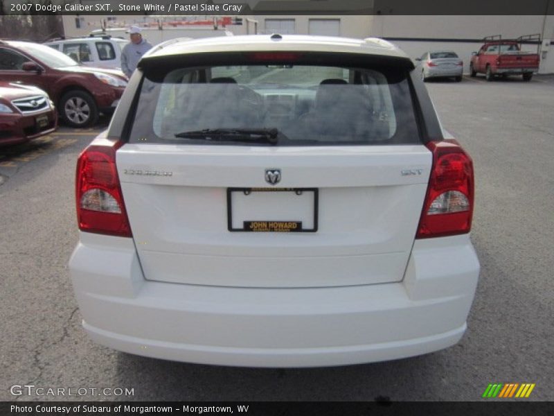 Stone White / Pastel Slate Gray 2007 Dodge Caliber SXT