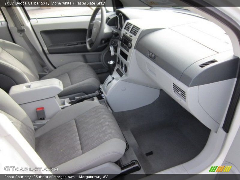 Stone White / Pastel Slate Gray 2007 Dodge Caliber SXT