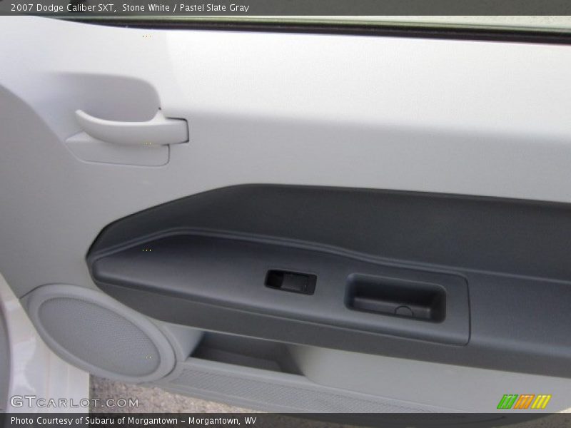 Stone White / Pastel Slate Gray 2007 Dodge Caliber SXT