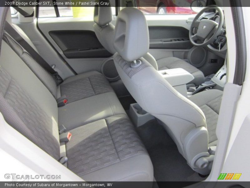 Stone White / Pastel Slate Gray 2007 Dodge Caliber SXT