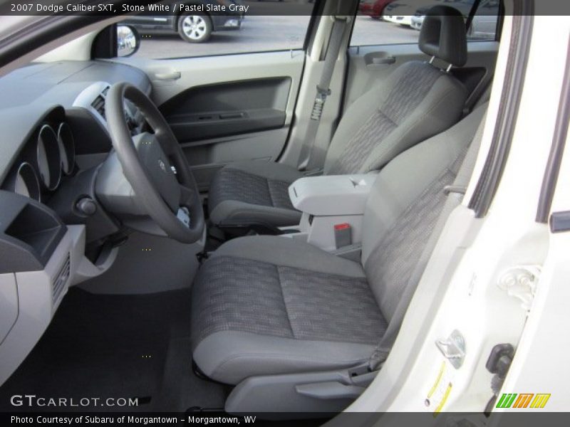 Stone White / Pastel Slate Gray 2007 Dodge Caliber SXT