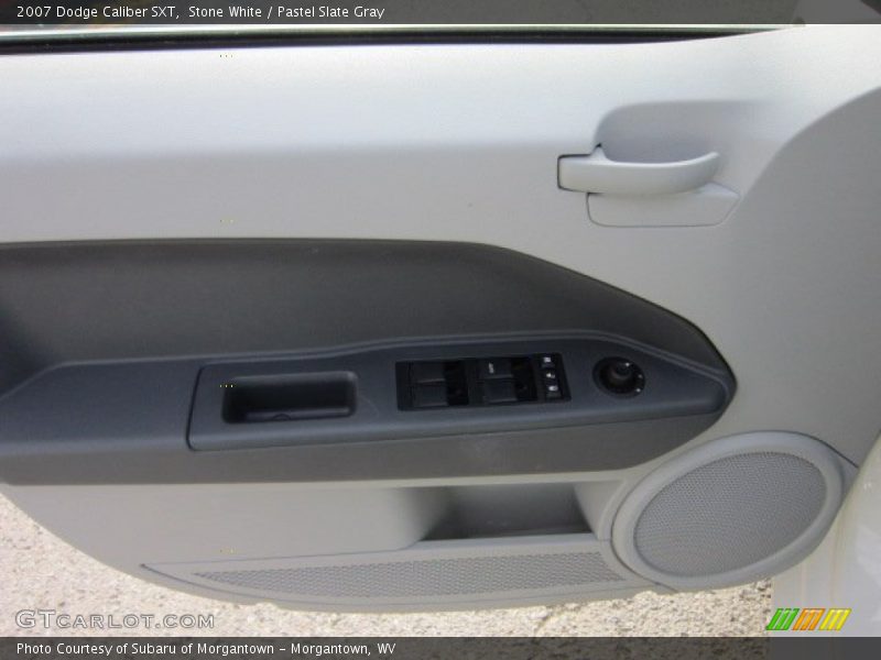 Stone White / Pastel Slate Gray 2007 Dodge Caliber SXT
