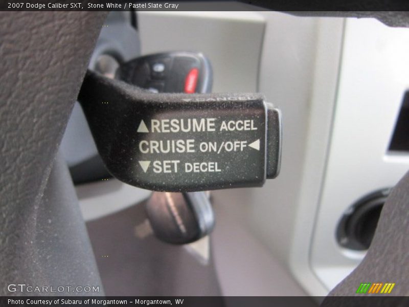 Stone White / Pastel Slate Gray 2007 Dodge Caliber SXT