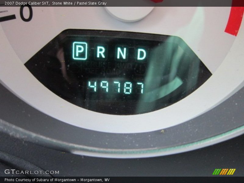 Stone White / Pastel Slate Gray 2007 Dodge Caliber SXT