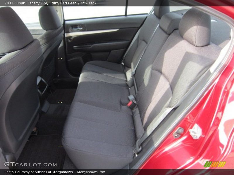 Ruby Red Pearl / Off-Black 2011 Subaru Legacy 2.5i