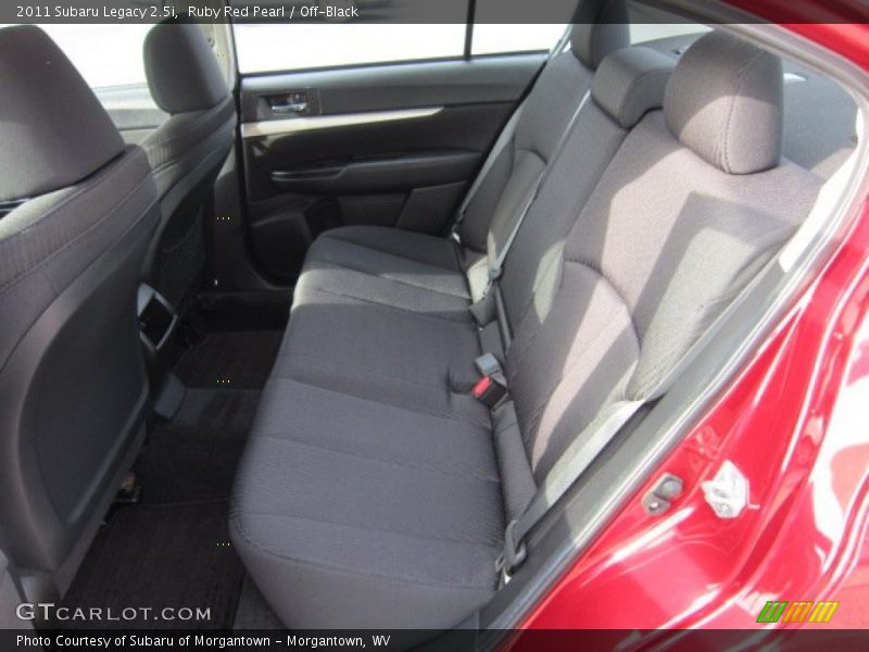 Ruby Red Pearl / Off-Black 2011 Subaru Legacy 2.5i