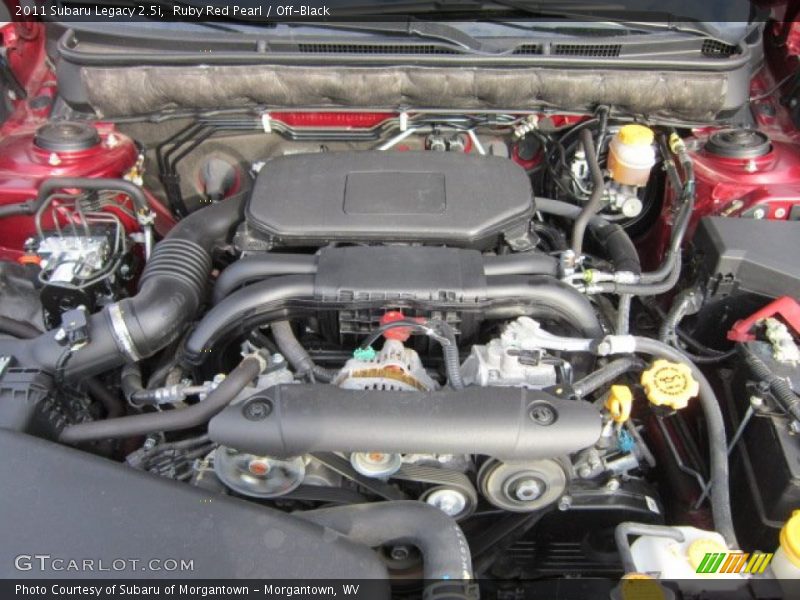  2011 Legacy 2.5i Engine - 2.5 Liter SOHC 16-Valve VVT Flat 4 Cylinder