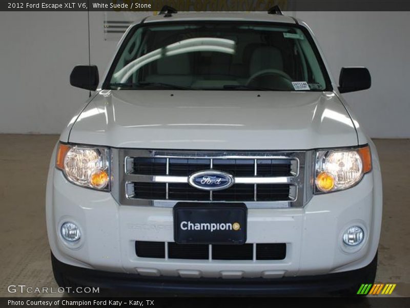 White Suede / Stone 2012 Ford Escape XLT V6