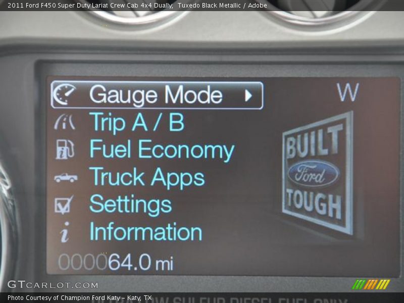 Tuxedo Black Metallic / Adobe 2011 Ford F450 Super Duty Lariat Crew Cab 4x4 Dually