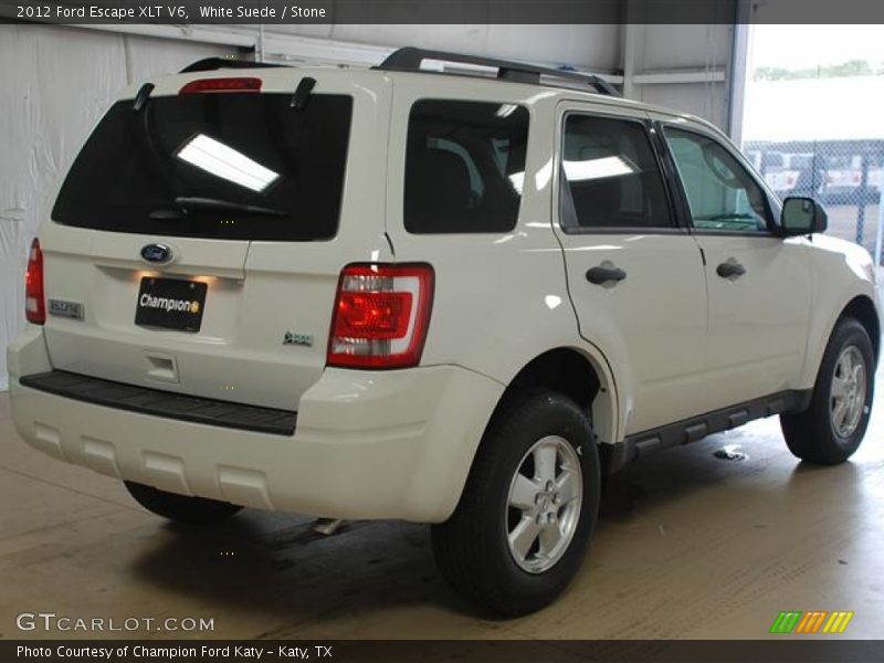 White Suede / Stone 2012 Ford Escape XLT V6