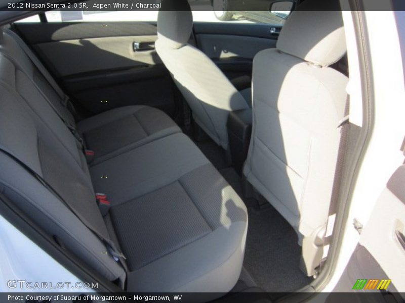 Aspen White / Charcoal 2012 Nissan Sentra 2.0 SR