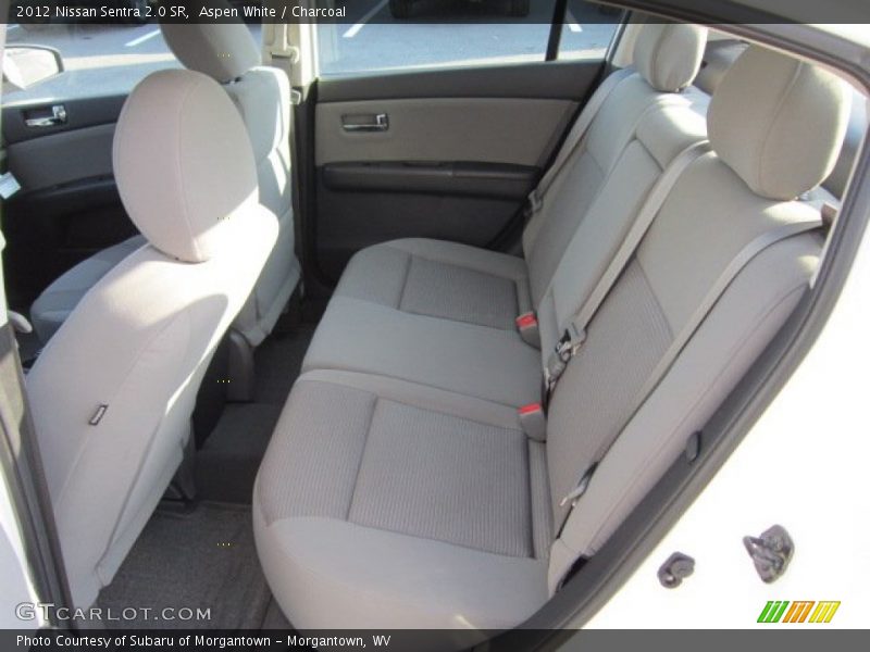 Aspen White / Charcoal 2012 Nissan Sentra 2.0 SR