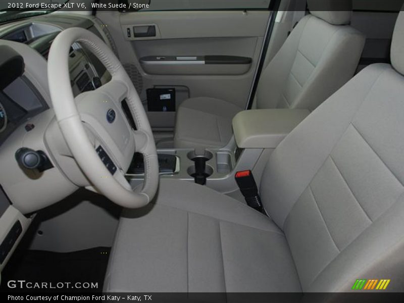 White Suede / Stone 2012 Ford Escape XLT V6