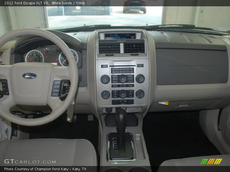 White Suede / Stone 2012 Ford Escape XLT V6