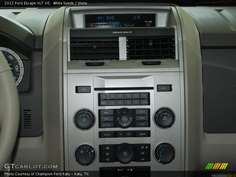 White Suede / Stone 2012 Ford Escape XLT V6