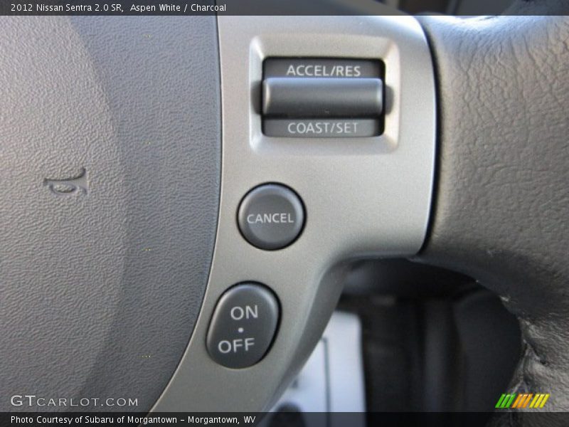 Aspen White / Charcoal 2012 Nissan Sentra 2.0 SR