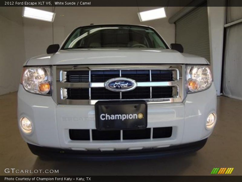 White Suede / Camel 2012 Ford Escape XLT V6