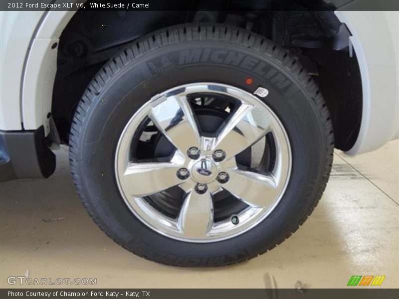 White Suede / Camel 2012 Ford Escape XLT V6