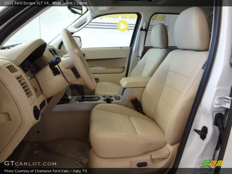 White Suede / Camel 2012 Ford Escape XLT V6