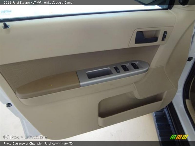 White Suede / Camel 2012 Ford Escape XLT V6