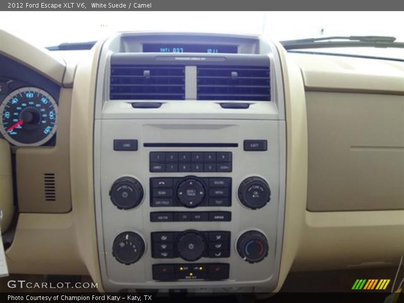 White Suede / Camel 2012 Ford Escape XLT V6