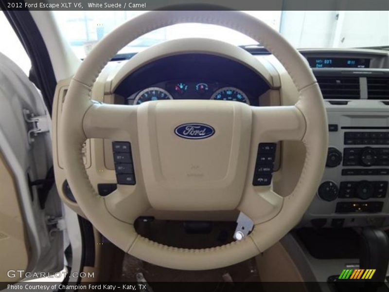 White Suede / Camel 2012 Ford Escape XLT V6