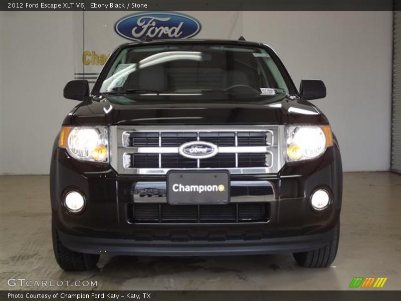 Ebony Black / Stone 2012 Ford Escape XLT V6