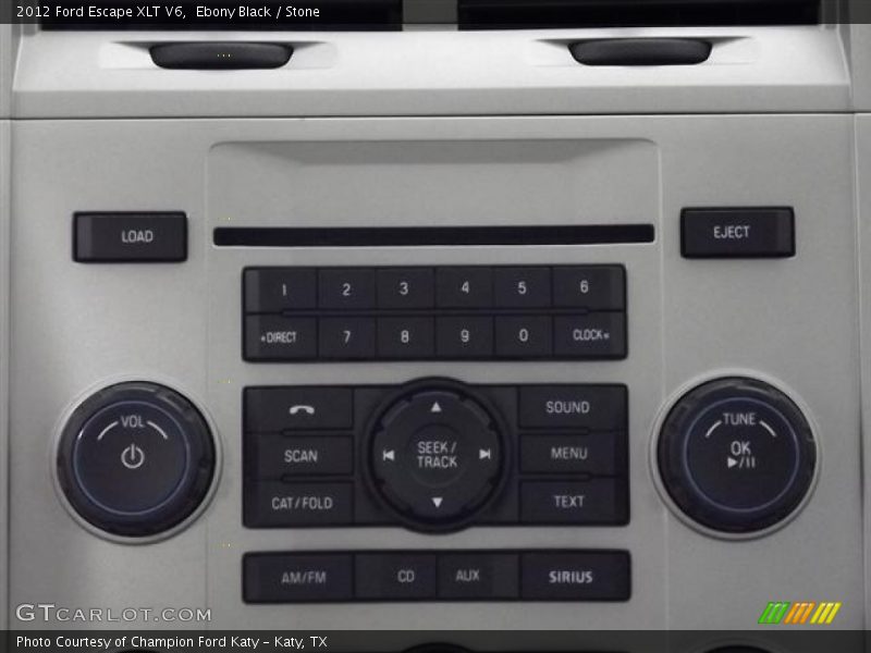 Ebony Black / Stone 2012 Ford Escape XLT V6