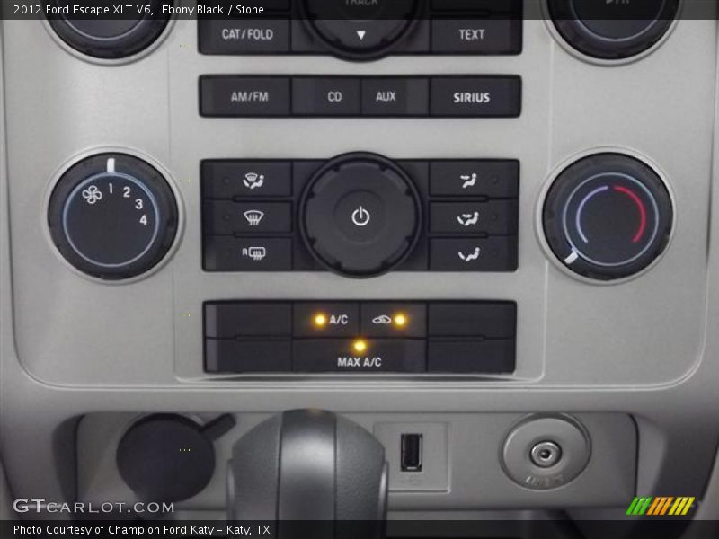 Ebony Black / Stone 2012 Ford Escape XLT V6