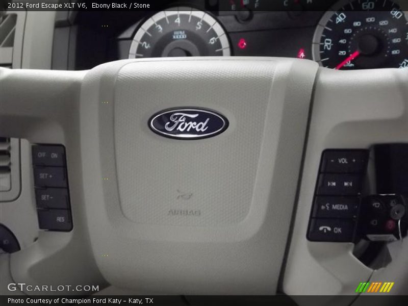 Ebony Black / Stone 2012 Ford Escape XLT V6