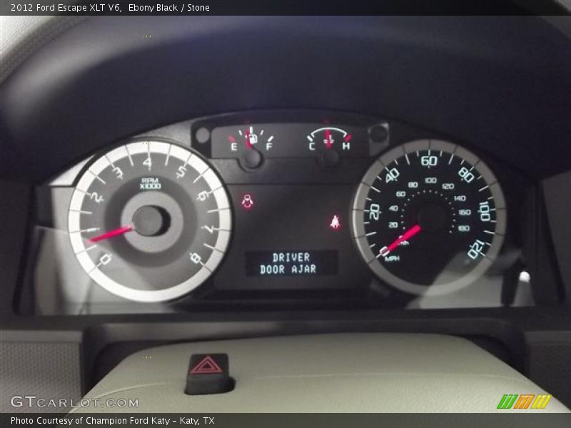 Ebony Black / Stone 2012 Ford Escape XLT V6