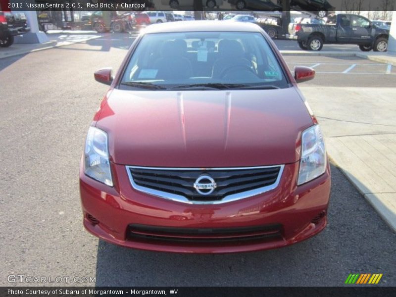 Red Brick / Charcoal 2012 Nissan Sentra 2.0 S