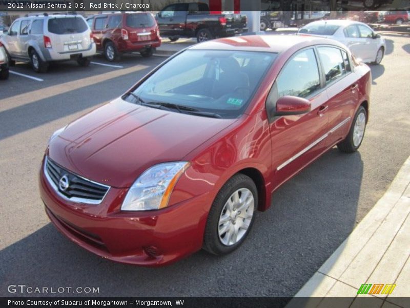 Red Brick / Charcoal 2012 Nissan Sentra 2.0 S