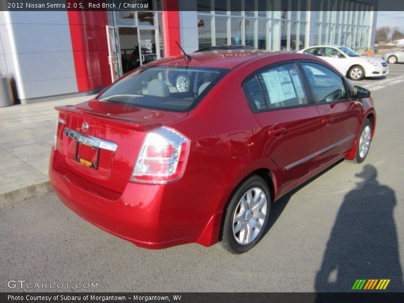 Red Brick / Charcoal 2012 Nissan Sentra 2.0 S