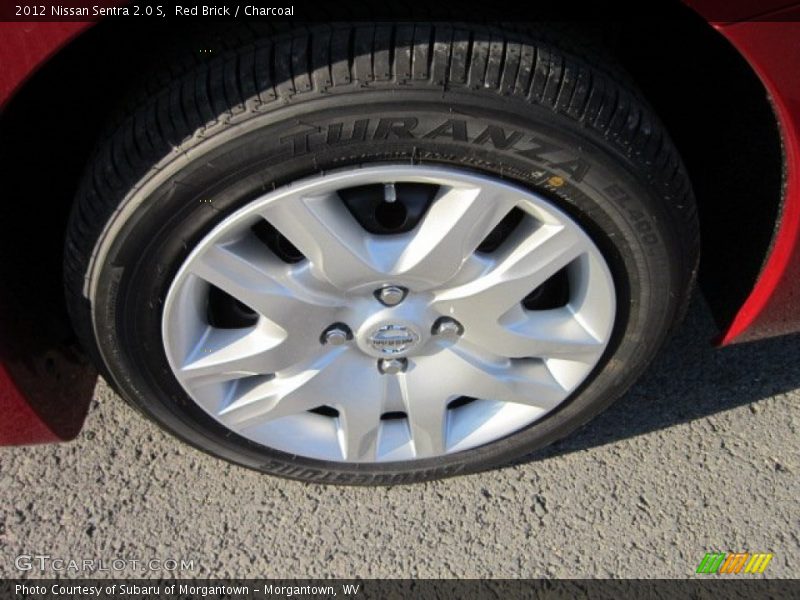 Red Brick / Charcoal 2012 Nissan Sentra 2.0 S