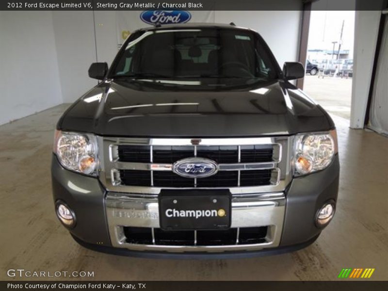 Sterling Gray Metallic / Charcoal Black 2012 Ford Escape Limited V6