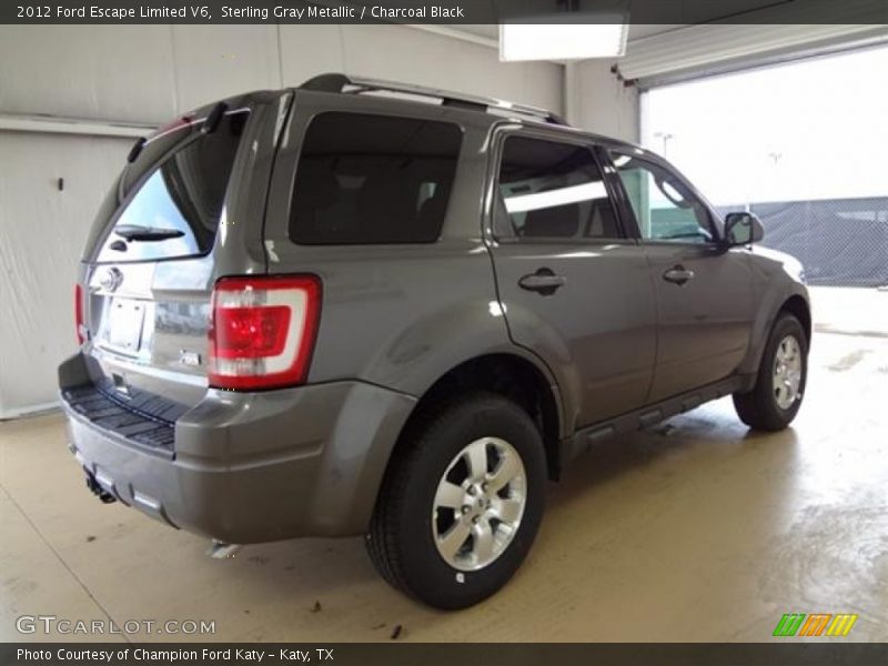 Sterling Gray Metallic / Charcoal Black 2012 Ford Escape Limited V6