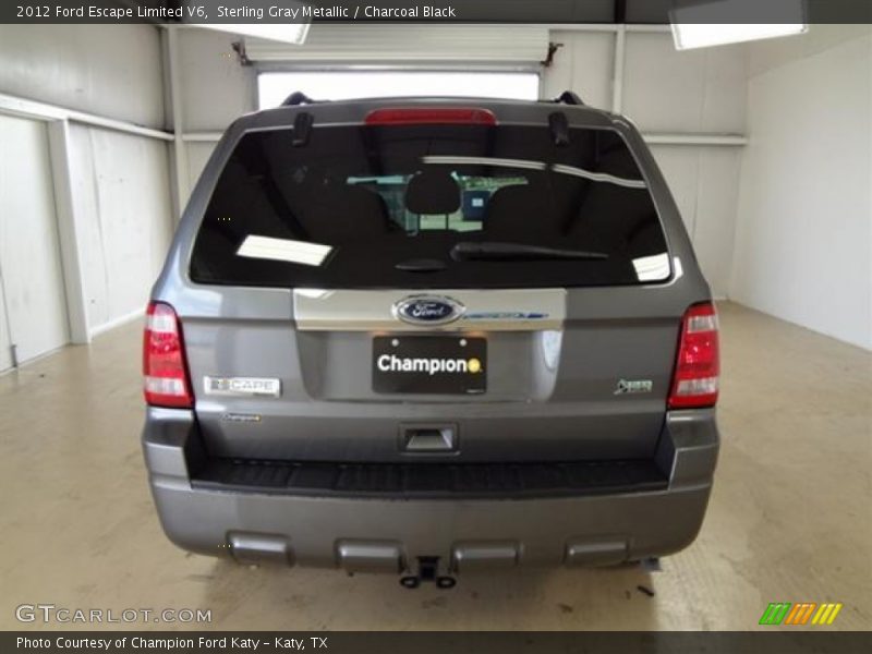 Sterling Gray Metallic / Charcoal Black 2012 Ford Escape Limited V6