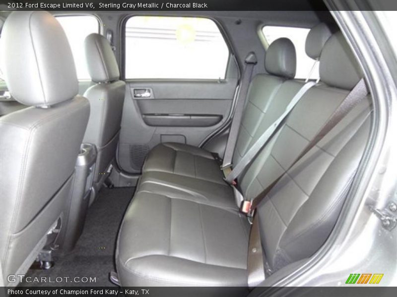 Sterling Gray Metallic / Charcoal Black 2012 Ford Escape Limited V6