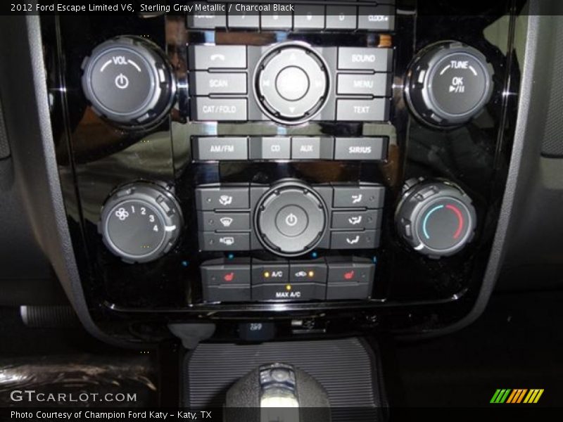 Sterling Gray Metallic / Charcoal Black 2012 Ford Escape Limited V6
