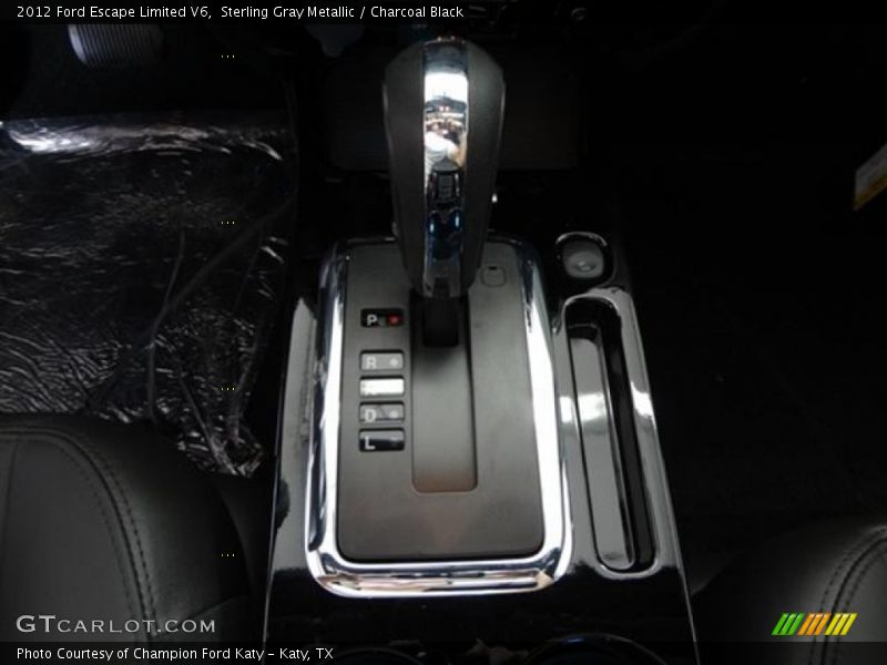 Sterling Gray Metallic / Charcoal Black 2012 Ford Escape Limited V6
