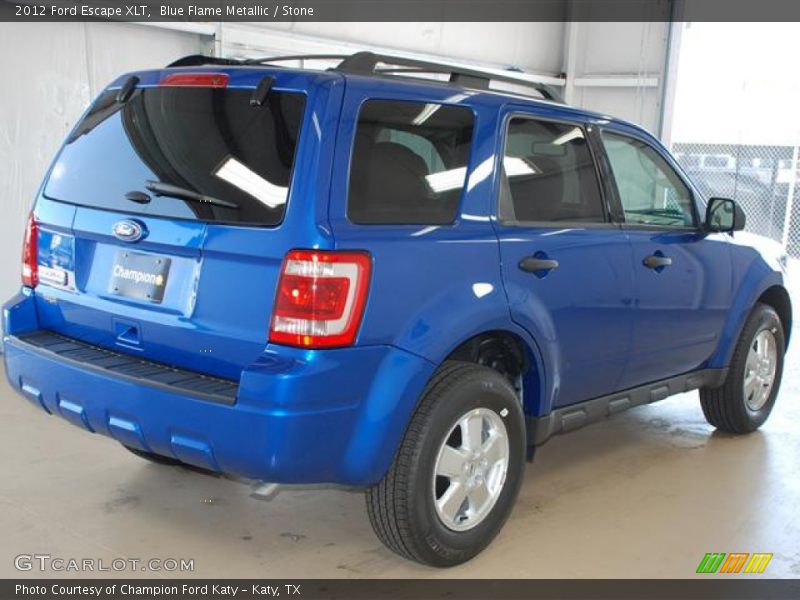 Blue Flame Metallic / Stone 2012 Ford Escape XLT