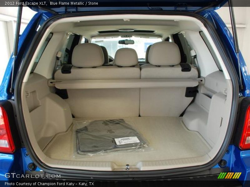Blue Flame Metallic / Stone 2012 Ford Escape XLT