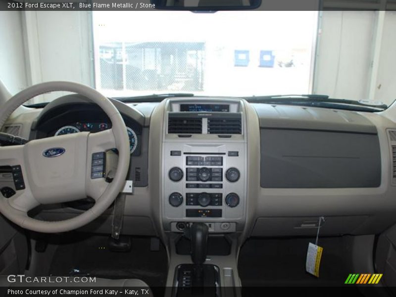 Blue Flame Metallic / Stone 2012 Ford Escape XLT