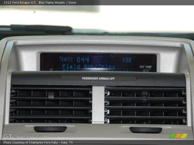 Blue Flame Metallic / Stone 2012 Ford Escape XLT
