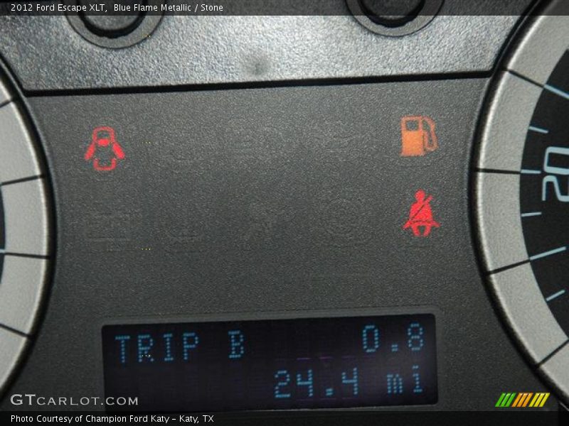 Blue Flame Metallic / Stone 2012 Ford Escape XLT