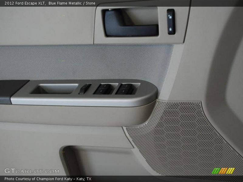 Blue Flame Metallic / Stone 2012 Ford Escape XLT
